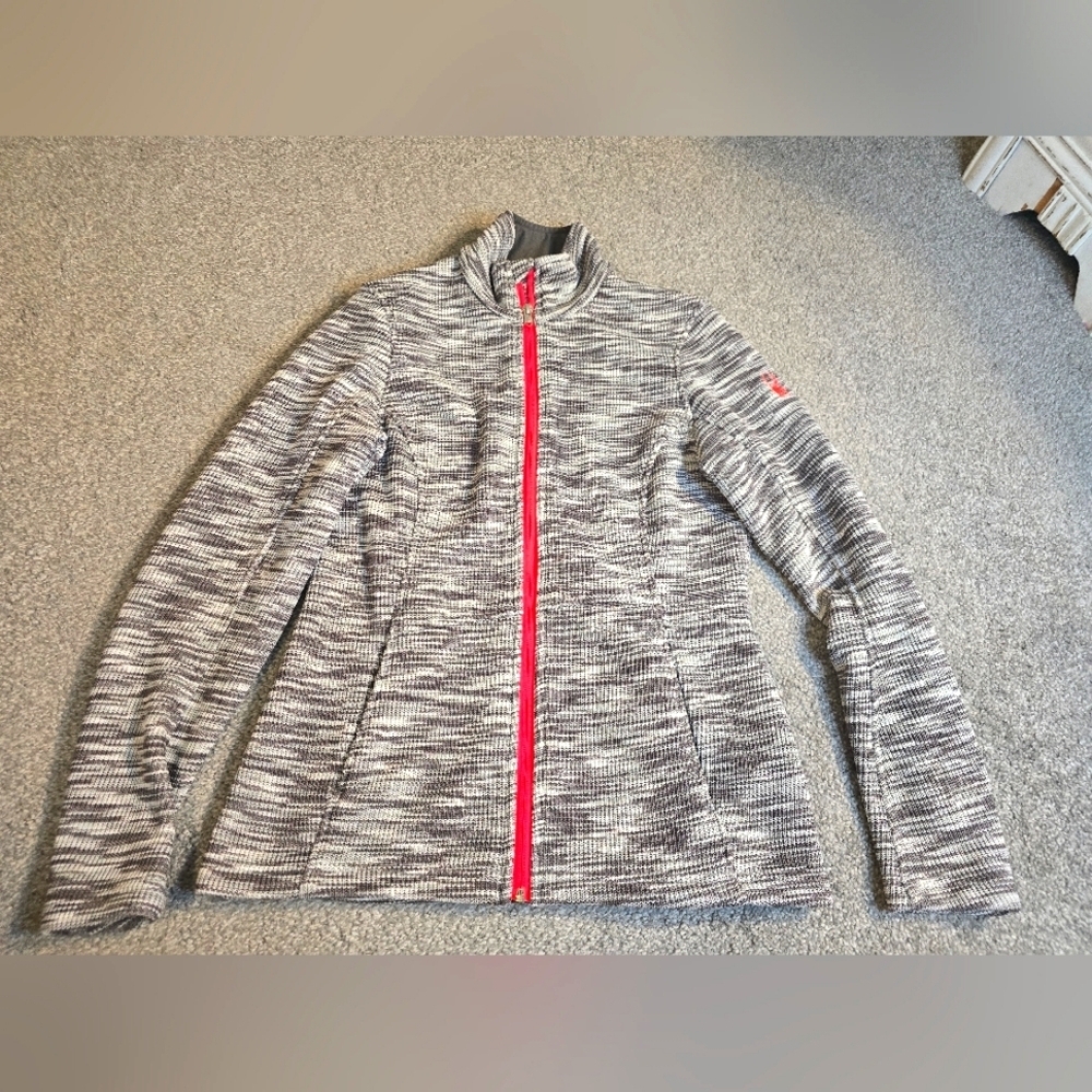 Spyder Zip Up Jacket Ladies Medium EUC Spring Gym Running Hiking Outdoor